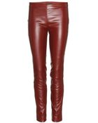 The Row Notterly Leather Leggings - Lyst