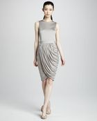 J. Mendel Sleeveless Wrap Dress - Lyst