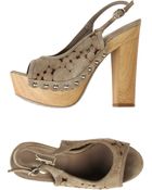 Sgn Giancarlo Paoli Platform Sandals - Lyst