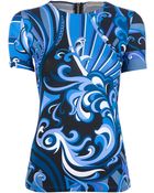 Emilio Pucci Pattern Print Tshirt - Lyst