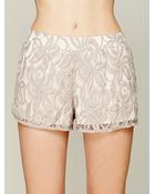 Free People Daniela Lace Short - Lyst