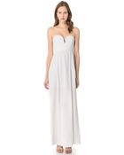 Zimmermann Strapless Maxi Dress - Lyst