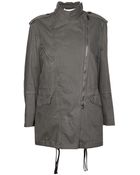 3.1 Phillip Lim Zip Up Parka - Lyst