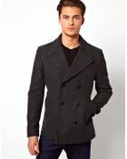 Asos Peacoat - Lyst