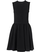By Malene Birger Imania Black Flounce Dress - Lyst