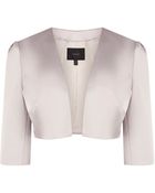 Coast Tasmin Duchess Satin Crop Jacket - Lyst