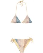 Missoni Mare Crochet Knit Triangle Bikini - Lyst