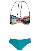 Zimmermann The Vase Underwire Bikini in Geo Jade - Lyst