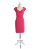 Donna Ricco Belted Dress - Lyst