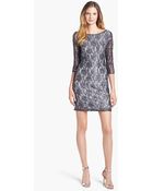 Pisarro Nights Embellished Lace Sheath Dress - Lyst