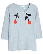 Sonia By Sonia Rykiel Double Cherry Knit Top - Lyst