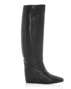 Lanvin Leather Kneehigh Boots - Lyst
