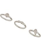 Topshop Infinity Midi Ring Pack - Lyst