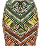 Topshop New Aztec Mini Skirt - Lyst