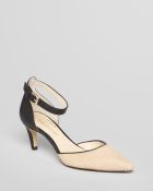 Enzo Angiolini Pointed Toe Pumps Crystani3 Kitten Heel - Lyst