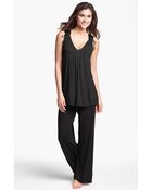Midnight By Carole Hochman After Dark Pajamas - Lyst
