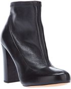 Chloé Block Heel Ankle Boot - Lyst