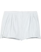 Jil Sander Pleated Stretch twill Shorts - Lyst