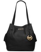 MICHAEL Michael Kors Large Ashbury Pebbled Grab Bag - Lyst
