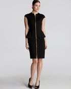 Ted Baker Dress Jamthun Zip Detail - Lyst