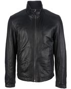 Zegna Sport Classic Leather Jacket - Lyst