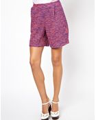 Onepiece Asos Shorts in Longline Textured Boucle - Lyst