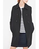 French Connection Audrey Cotton Raglan Coat - Lyst