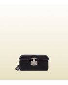 Gucci Lady Lock Satin Clutch - Lyst