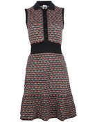 M Missoni Sleeveless Contrast Collar Dress - Lyst