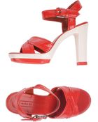 Marc By Marc Jacobs Platform Sandals - Lyst