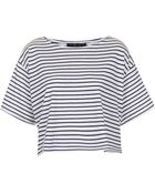 Topshop Petite Breton Stripe Tee - Lyst