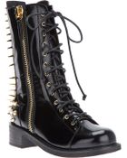Giuseppe Zanotti Spike Lace-Up Boot - Lyst