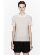 Marc By Marc Jacobs Pink Silk Crepe Alex Blouse - Lyst