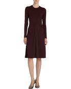 Narciso Rodriguez Long Sleeve Flare Dress - Lyst