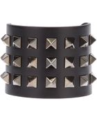 Valentino Rockstud Leather Cuff - Lyst
