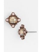 Givenchy Crystal Stud Earrings - Lyst
