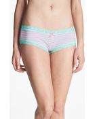 Make + Model Lace Trim Cheeky Briefs - Lyst