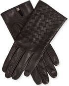 Bottega Veneta Intrecciato Leather Gloves - Lyst