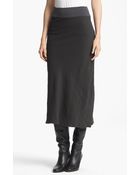 Donna Karan New York Collection Jersey Skirt - Lyst