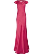 Michael Kors Cowl Neck Satin Gown - Lyst