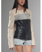 Patrizia Pepe Leather Jacket - Lyst