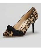 Charlotte Olympia Vera Leopardprint Calf Hair Pump - Lyst