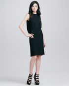 L'Agence Draped Back Dress - Lyst