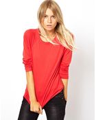 Asos Baseball Top - Lyst