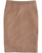 J.Crew No. 2 Pencil Skirt In Double-Serge Wool - Lyst