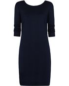 Mango Metal Detail Straight Fit Dress - Lyst