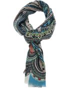 Etro Paisley Scarf - Lyst
