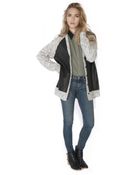 Thakoon Addition Leather Front Cardigan - Lyst