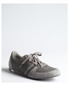 Dolce & Gabbana Anthracite Perforated Leather Sneakers - Lyst