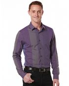 Perry Ellis Engineered Grid Plaid Sport Shirt - Lyst